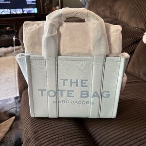Marc Jacobs Sky Blue Leather Tote